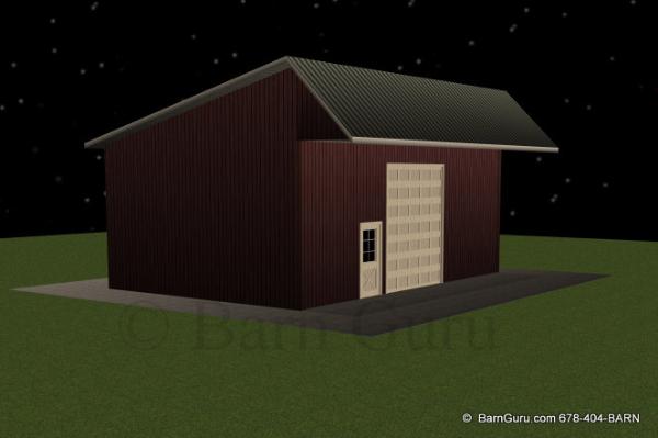 24 x 36 Accessory Building In Georgia Builder