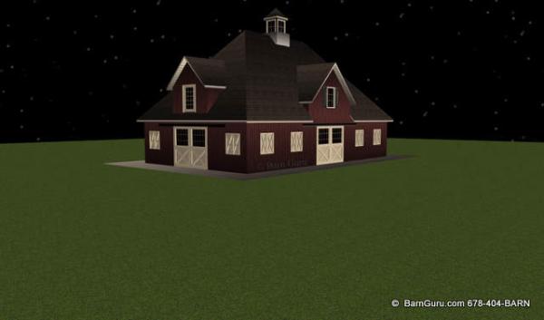 Hip Roof With 4 Gables Horse Barn