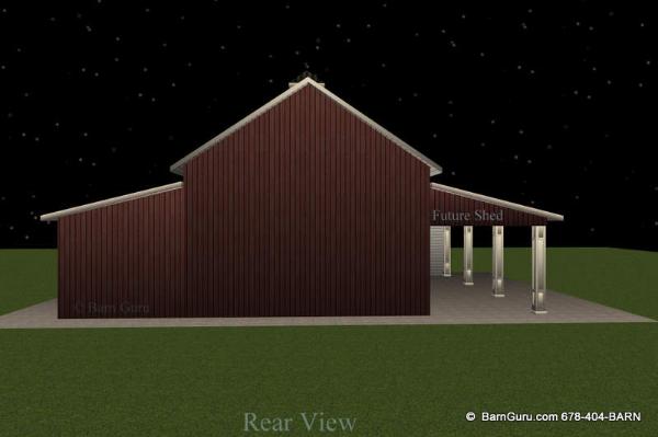 Can Add A Rear Aisle Door To This Very Cool Horse Barn