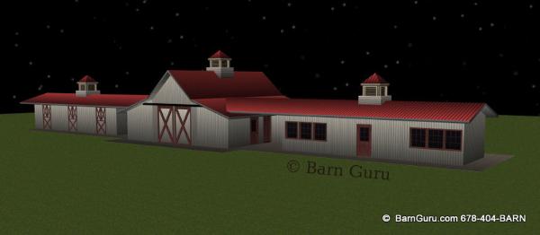 Add Shed Row And Living Quarters