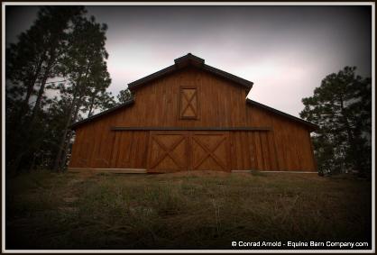 Raised Aisle Wood Home Barn