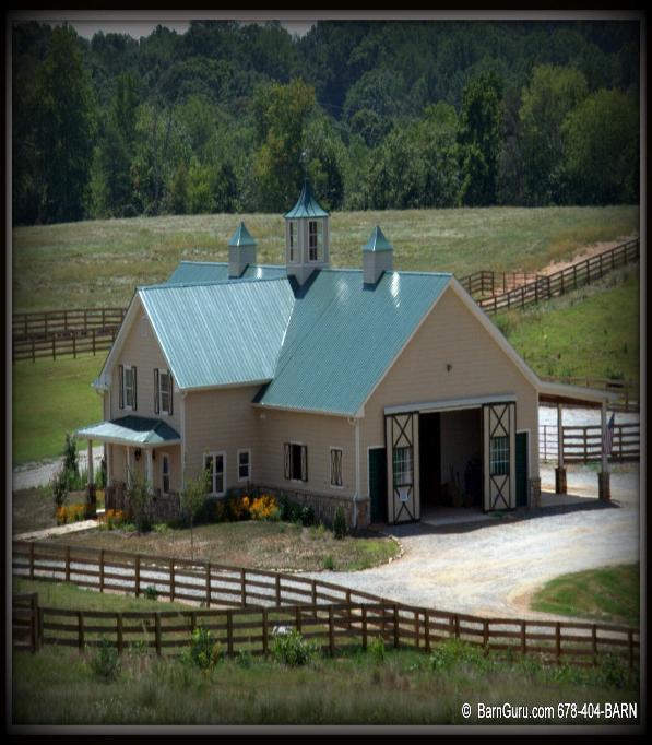 Horse Barns with Living Quarters