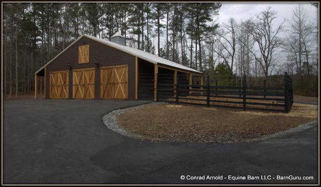 Garage Remodel With Deer Proof Fence For The Garden - Barn Guru.com Conrad Arnold