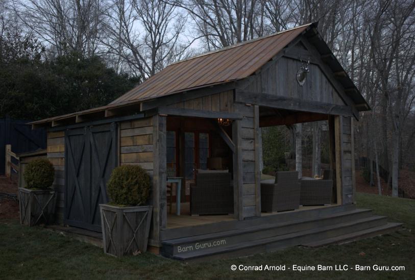 Rustic Barn Pavillion - Play house - Conrad Arnold - Barn Guru.com