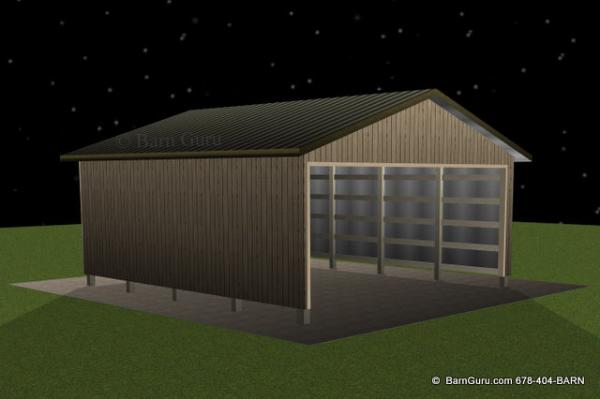 24 x 27 Storage Building - Ga Builder - Sheds